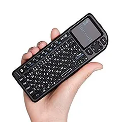 【中古-非常に良い】 【Ewin】ミニ bluetooth キーボード Mini Bluetooth keyboard タッチパッドを バックライト付き 小型キーボード マウス 一体型 無線 USB