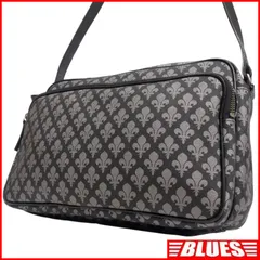 PATRICK COX パトリックコックス ショルダーバッグ 斜め掛け メンズ 銀 レディース 革 クロスボディバッグ 総柄 グレー ショルダーバッグ一覧←SEULB屋着古← NR4877