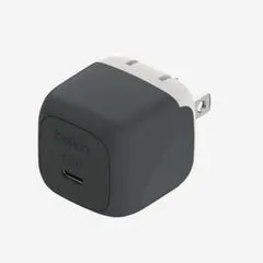 【新品・2営業日で発送】BELKIN BoostCharge 45W USB-C 小型充電器 ダークグレー(WCA013qcDG)