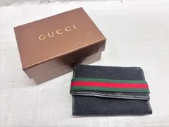 h12359 GUCCI キーケース GG 箱付 154450 493075
