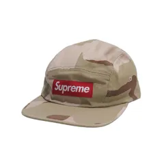 新品同様 SUPREME シュプリーム 24SS WASHED CHINO TWILL CAMP CAP ウォッシュド チノ ツイル キャンプ キャップ デザート カモ 迷彩 帽子 Febk
