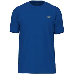 New Balance ニューバランス 53 Sport Essentials ランショートスリーブTシャツ 陸上・ランニング 半袖Ｔシャツメンズ mt41222-bum、ブルージェムストーン