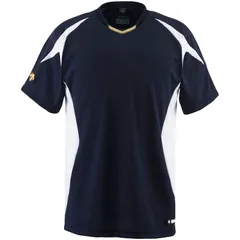 DESCENTE(デサント) ベースボールシャツ 野球 ソフトボール ベースボールＴシャツ (jdb116-dnsw)、(DNSW)Dネイビー×Sホ