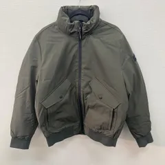 K167-139199 トミーヒルフィガー メンズ 中綿 ジャケット カーキ 収納フード付き US/M JP/L