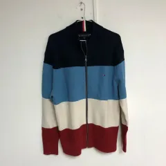 トミーヒルフィガー メンズ ジップアップ ジャケット 100L@9901