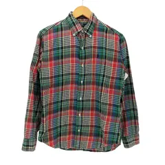 ポロバイラルフローレン Polo by RALPH LAUREN ポニー刺繍 L/S ボタンダウン タータンチェック シャツ レディース import：L 
