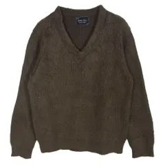 NUMBER(N)INE ナンバーナイン 03AW 宮下貴裕本人期 2003 カート期 KOOKSタグ V-neck pullover Vネック ニット プルオーバー セーター ブラウン系 2【中古】のサムネイル