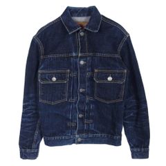 THE FLAT HEAD ザフラットヘッド 6002W 50s DENIM JACKET 14.5oz デニム ジャケット インディゴブルー系 34【中古】