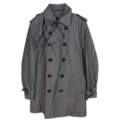 BURBERRY BLACK LABEL バーバリーブラックレーベル D1A44-608-06 チェックライナー付き トレンチコート ダークグレー系 L【中古】