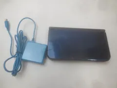  ゲーム ニンテンドー3DS LL 本体 RED-001 メタリックブルー 動作品 充電器付き 中古品