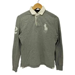 ポロバイラルフローレン Polo by RALPH LAUREN ビッグポニー刺繍 長袖 ラガーシャツ メンズ import：XS 