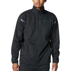 UNDER ARMOUR アンダーアーマー UA WINTER KNIT 3 LAYER JACKET マルチスポーツ トレーニングシャツメンズ (6007394-001)、Black