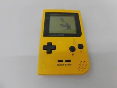  ジャンク品 ゲーム ゲームボーイポケット本体（MGB-001/イエロー） ゲームボーイ GB