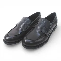 ミュウミュウ miumiu ローファー ロゴ 38.5 ブラック 黒系 イタリア製