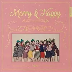【中古】 Twice 1stアルバム リパッケージ - Merry & Happy (ランダムバージョン)