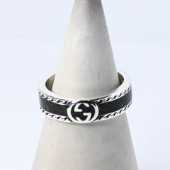 研磨済】90's オールドグッチ GUCCI オクタゴン ナット リング 指輪 13