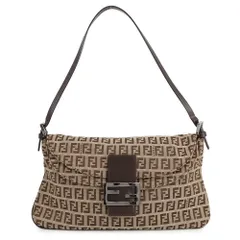フェンディ ショルダーバッグ ズッキーノ マンマバケット ワンショルダー キャンバス/レザー FENDI バッグ