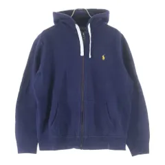 POLO RALPH LAUREN (ポロラルフローレン) スモールポニー刺繍 ジップアップ フーディーパーカー ネイビー