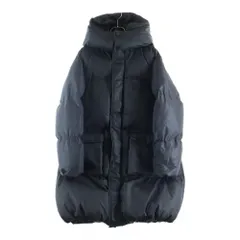 MM6 Maison Margiela (エムエムシックスメゾンマルジェラ) 25AW ジップアップ フーデット ロングダウンジャケット ブラック レディース M60824-MM001のサムネイル