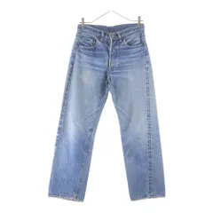 Levi's (リーバイス) 70S 501 66前期 並行ステッチ ボタン裏6 スモールe デニムパンツ インディゴ