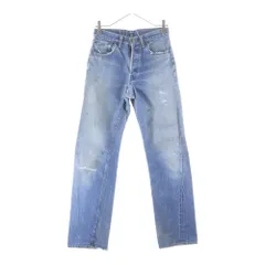 Levi's (リーバイス) 70S 501 66前期 並行ステッチ ボタン裏6 スモールe デニムパンツ インディゴ