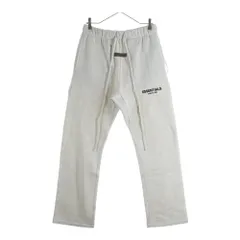 FEAR OF GOD ESSENTIALS (フィアオブゴッド エッセンシャルズ) Logo Sweat Pants ラバーロゴ ドローコード スウェットパンツ グレー
