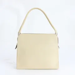 美品 プラダ トライアングルロゴ レザー ショルダーバッグ 肩掛け トート ハンド 本革 ブランド レディース RWM DN37-7【中古】