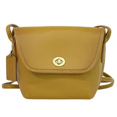 本物 コーチ COACH レザー ショルダーバッグ ポシェット ブラウン 2905 バッグ 中古・