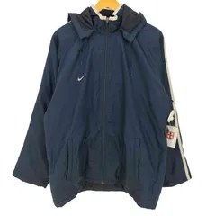 ナイキ NIKE 00s グレータグ 2way スウッシュ刺繍 フーデット 中綿ジャケット メンズ import：L 