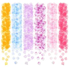 結婚式 飾り ウエディング プロポーズ ２次会 バラの花びら 誕生日 造花 お祝い 造花 パーティー 装飾 フラワーシャワー 造花 10色 アーティフィシャルフラワー 2000枚 フラワー 紙吹雪 花びら TOYMYTOY フラワーシャワー