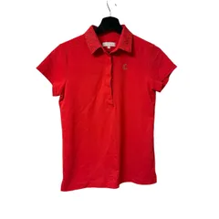 C425 Callaway キャロウェイ ゴルフウェア レディース ポロシャツ M レッド（赤）