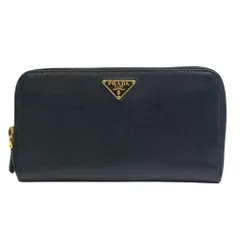 プラダ サフィアーノレザー 長財布 トライアングルロゴ ゴールド金具 1ML506-QHH ブラック PRADA 洗練 上品 高級感 エレガント ラグジュアリー 収納力 スマート フォーマル ビジネス 日常使い 長期愛用