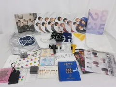  NEWS のみ グループグッズ 詰合せ クリアファイル ツアーバッグ タオル パンフレット Blu-ray 等 グッズセット
