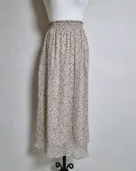 #LS178 ドットロング丈スカート