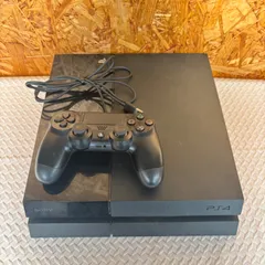 ジャンク SONY ソニー Playstation プレイステーション 4 PS4 本体 ブラック コントローラー 接続ケーブル プレステ4
