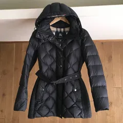美品 BURBERRY LONDON バーバリーロンドン 高級　　ロング　ダウン コート 裏地ノバチェック38