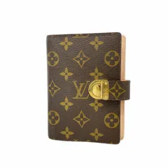 【6bc3832-k】ルイヴィトン 手帳カバー モノグラム アジェンダPMコアラ R21013 ブラウン ローズピンク【中古】レディース