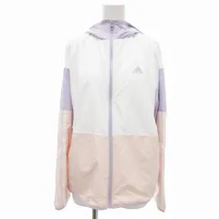 アディダス adidas PAKAIAN ウインドブレーカー ジャケット ブルゾン パーカー パステルカラー S 白 ホワイト ピンク 紫 パープル IK9868 /JS