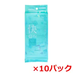 フェイス＆ボディ用シート iiもの本舗 bibi 快ON さらさらシート メントール無配合 シーソープの香り 携帯用 7枚 4個入り X10パック