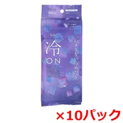 ボディ用シート iiもの本舗 bibi 冷ON 超ひんやりシート クール成分プラス ミントの香り 携帯用 7枚 4個入り X10パック