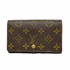 ★SALE【6ba1322】ルイヴィトン 財布 モノグラム ポルトモネビエトレゾール M61730 ブラウン【中古】レディース