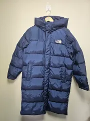 THE NORTH FACE ザノースフェイス ネイビー ダウンジャケット ロング丈