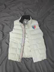 アディダス ダウン ベスト ライト グレー L
