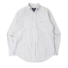 ポロラルフローレン オックスフォード マルチポニー ストライプ シャツ