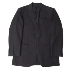 バーバリー ロンドン ストライプ ウール 2B ブレザー