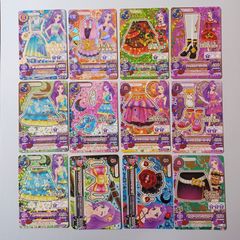 アイカツカード マルチカラースカートサンダルヘアコサージュ 紫吹蘭