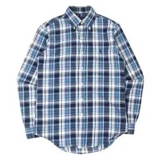 ポロラルフローレン ツイル コットン チェック クラシックフィット シャツ