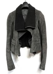 rickowens リックオウエンス 変形レザーライダースジャケット 40