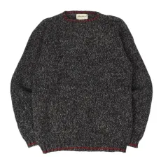 エディー・バウアー ヴィンテージ チャコール ニット セーター