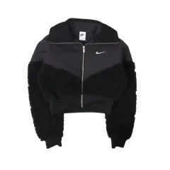ナイキ ウィメンズ クロップド フリース ジャケット
